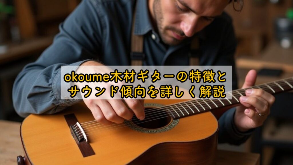 okoume木材ギターの特徴とサウンド傾向を詳しく解説
