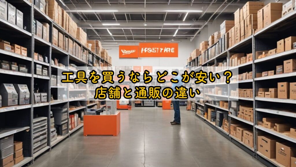 スーパーツールの工具を買うなら店舗か通販か?それぞれの違いは?