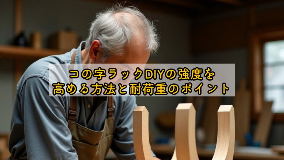 コの字ラックDIYの強度を高める方法と耐荷重のポイント