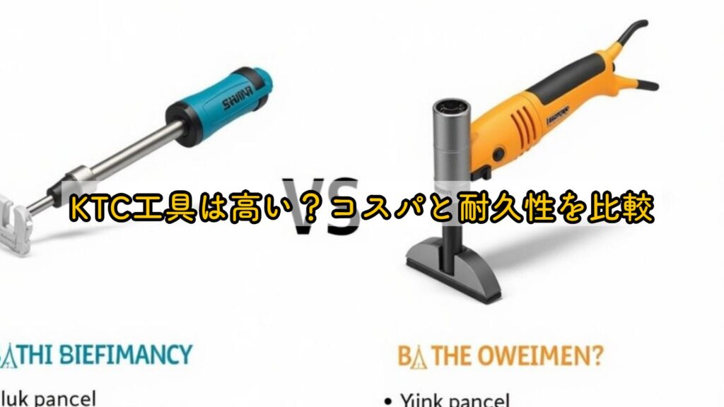 工具KTCとSnap-onどっちがいい？選び方と購入時の注意点