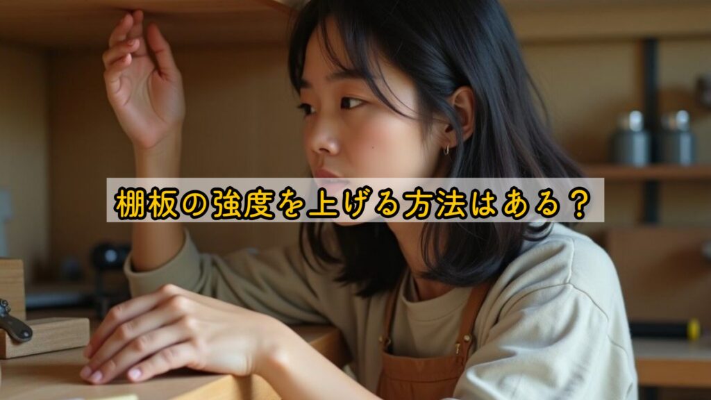 棚板の強度を上げる方法はある?