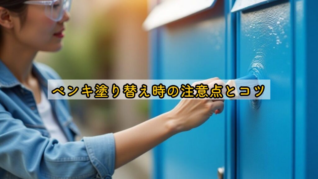 ペンキ塗り替え時の注意点とコツ
