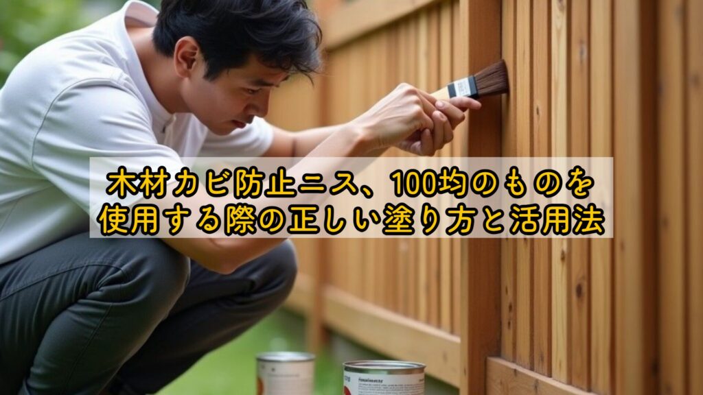 木材カビ防止ニス、100均のものを使用する際の正しい塗り方と活用法