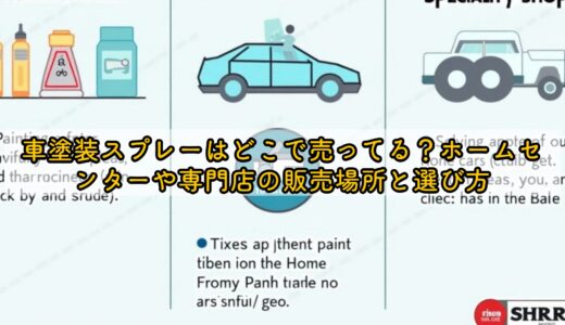 車塗装スプレーはどこで売ってる？ホームセンターや専門店の販売場所と選び方