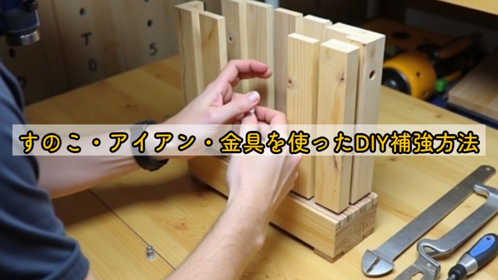 すのこ・アイアン・金具を使ったDIY補強方法