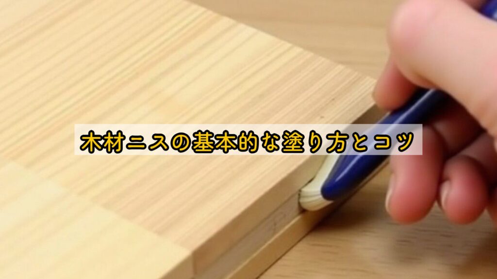 木材ニスの基本的な塗り方とコツ
