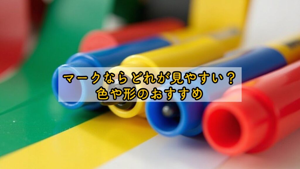 マークならどれが見やすい？色や形のおすすめ