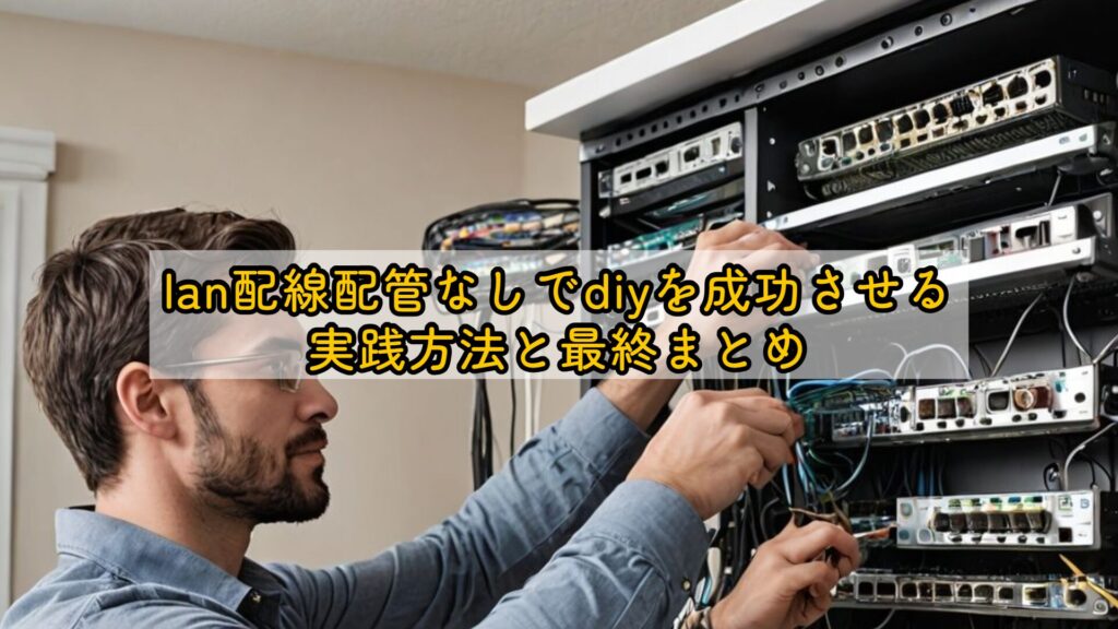 lan配線配管なしでdiyを成功させる実践方法と最終まとめ