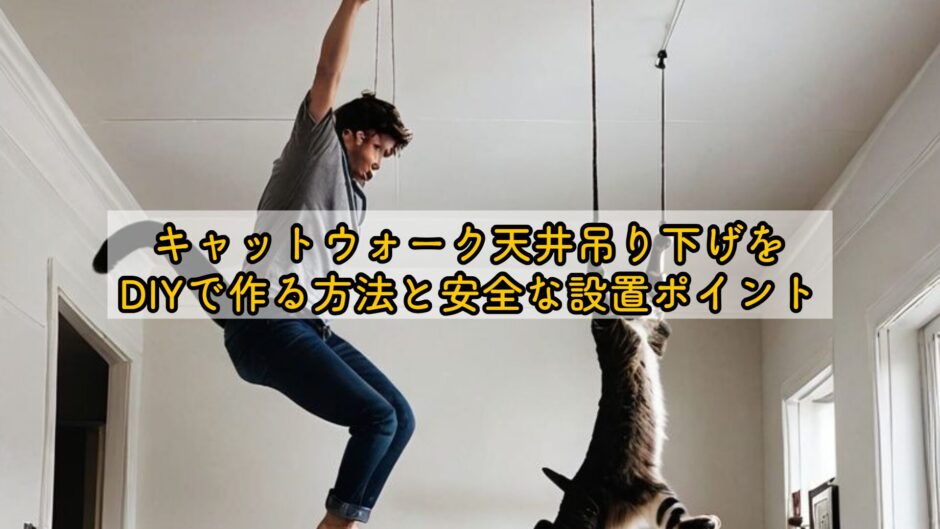 キャットウォーク天井吊り下げをDIYで作る方法と安全な設置ポイント