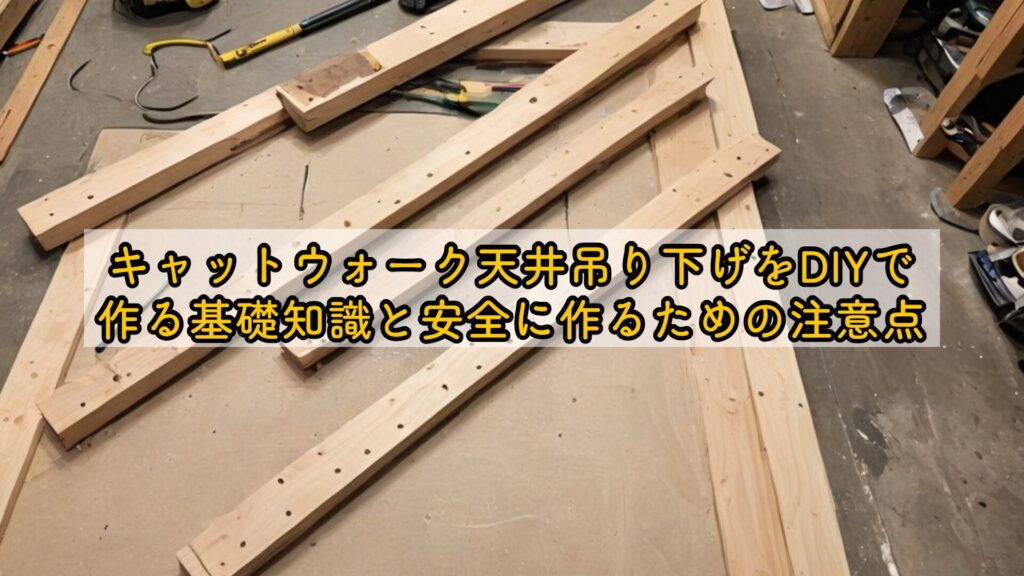 キャットウォーク天井吊り下げをDIYで作る基礎知識と安全に作るための注意点