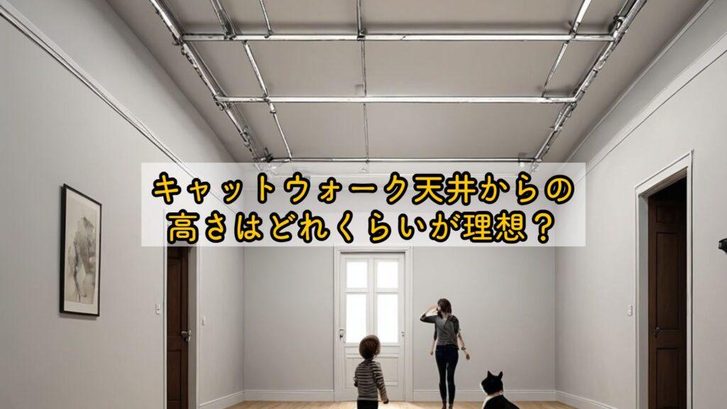 キャットウォーク天井からの高さはどれくらいが理想?