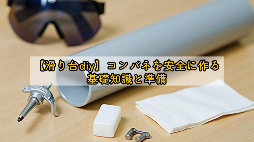 【滑り台diy】コンパネを安全に作る基礎知識と準備