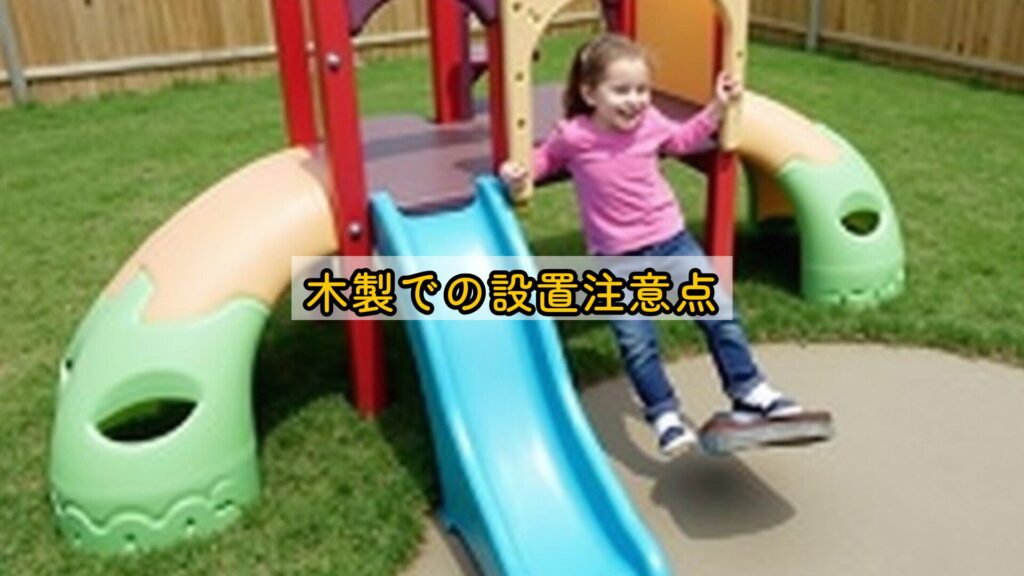 木製での設置注意点