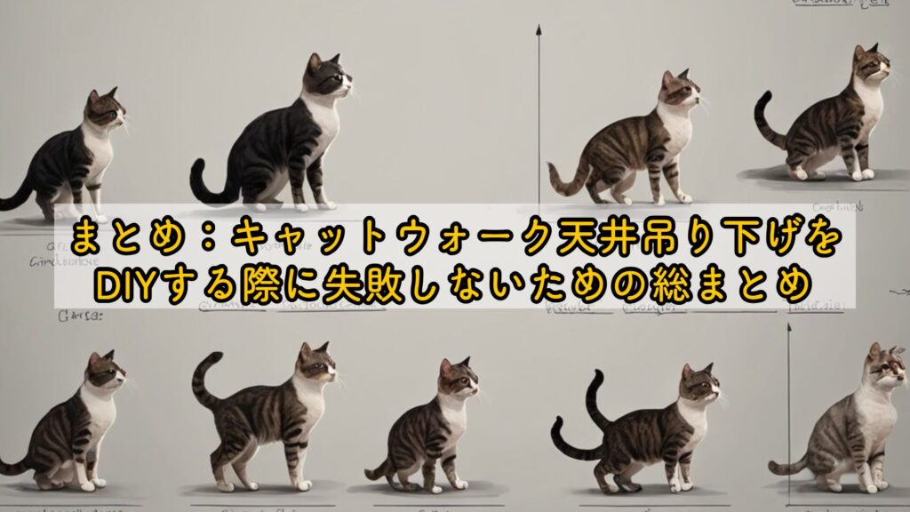 まとめ:キャットウォーク天井吊り下げをDIYする際に失敗しないための総まとめ