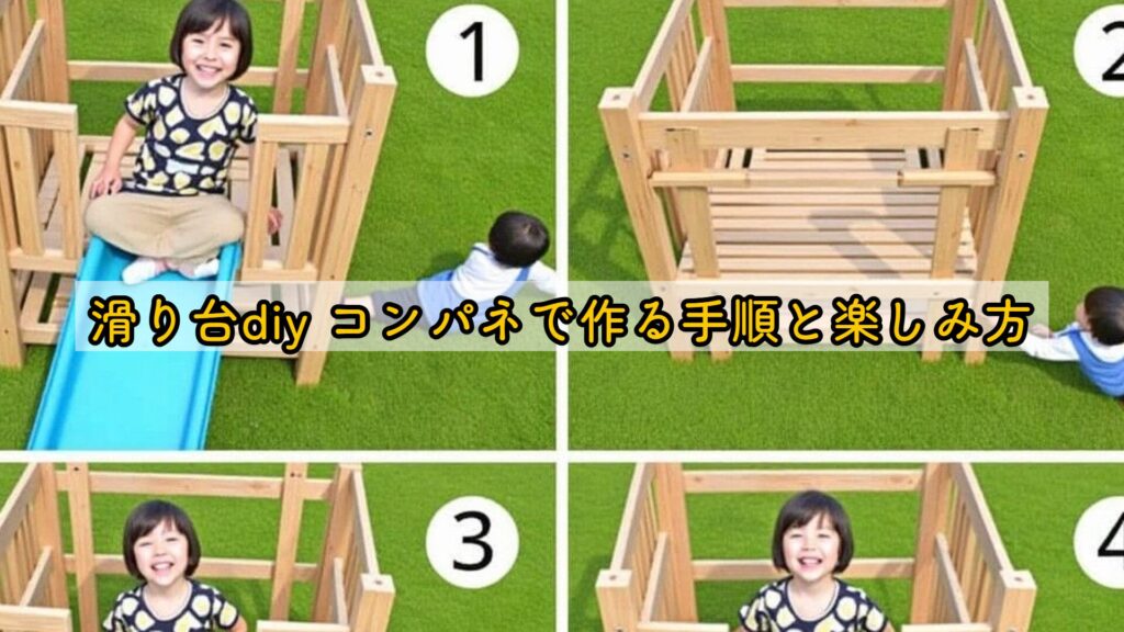 滑り台diy コンパネで作る手順と楽しみ方