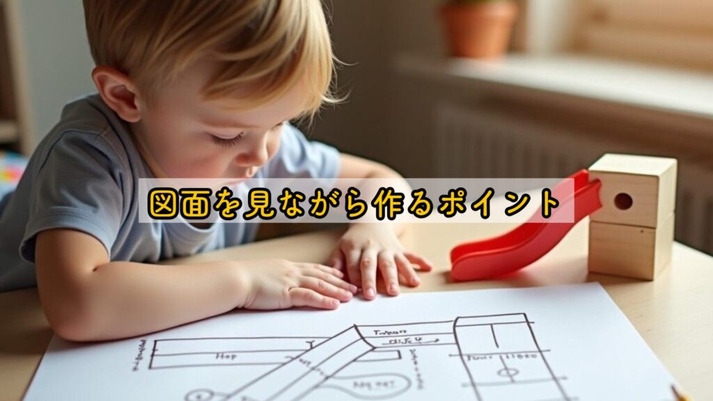 図面を見ながら作るポイント