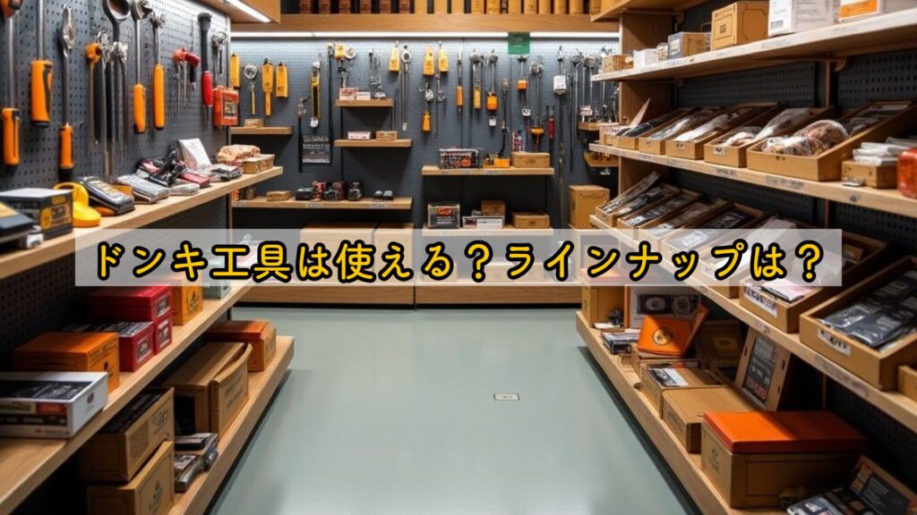 ドンキ工具は使える？ラインナップは？