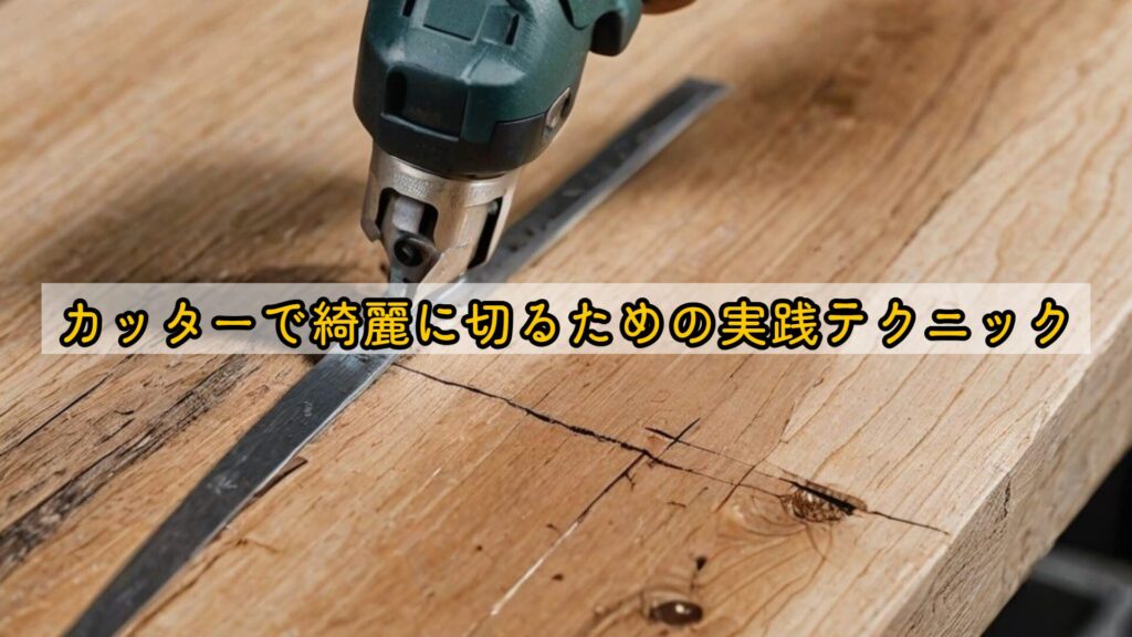 カッターで綺麗に切るための実践テクニック
