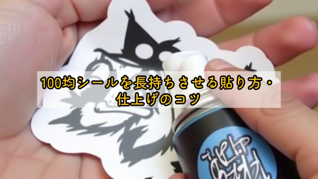 100均シールを長持ちさせる貼り方・仕上げのコツ