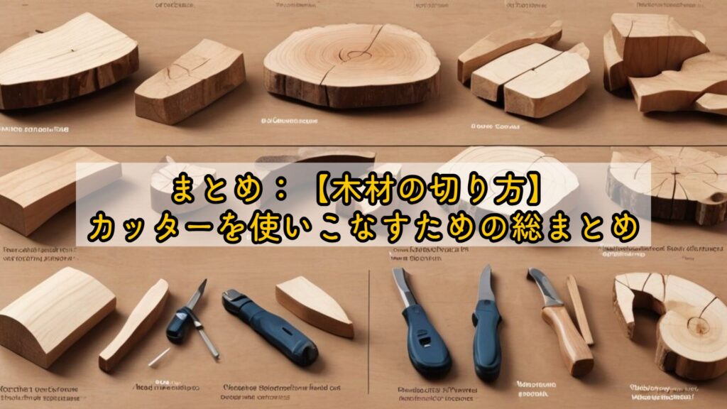 まとめ：【木材の切り方】カッターを使いこなすための総まとめ