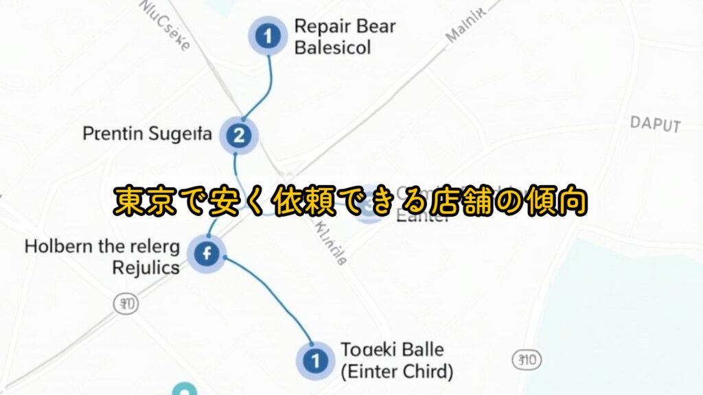 東京で安く依頼できる店舗の傾向