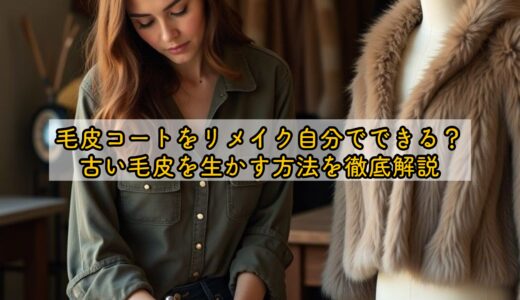 毛皮コートをリメイク自分でできる？古い毛皮を生かす方法を徹底解説