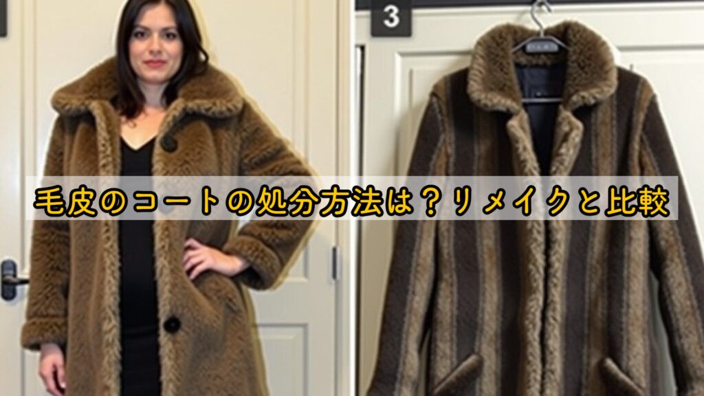 毛皮のコートの処分方法は？リメイクと比較