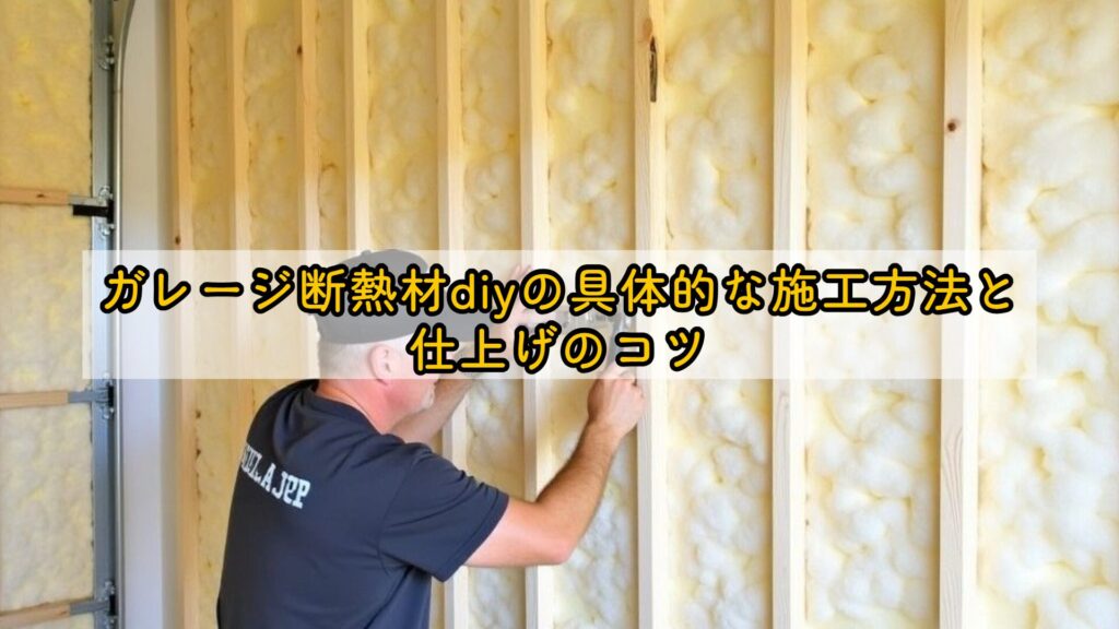 ガレージ断熱材diyの具体的な施工方法と仕上げのコツ