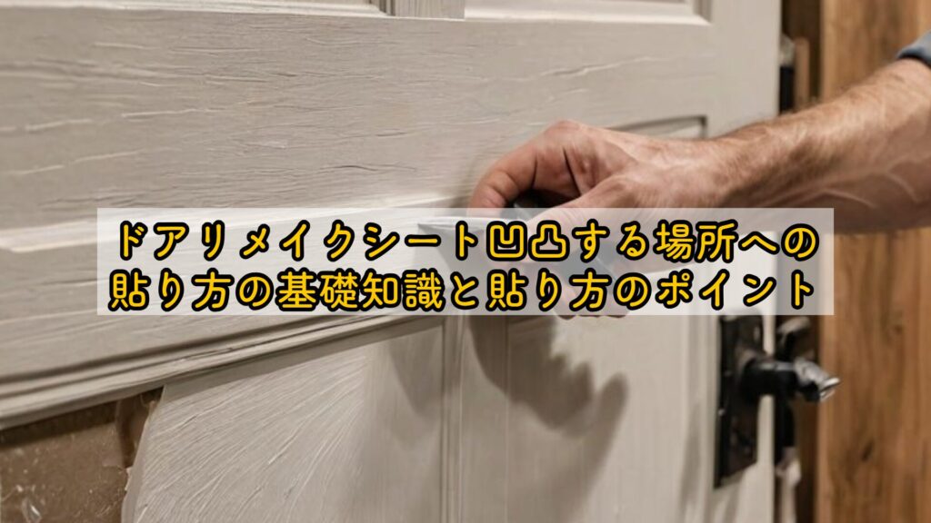 ドアリメイクシート凹凸する場所への貼り方の基礎知識と貼り方のポイント