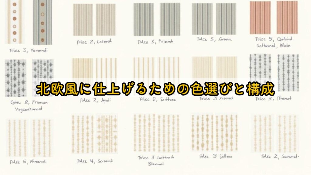 北欧風に仕上げるための色選びと構成