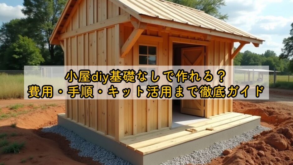 小屋diy基礎なしで作れる？費用・手順・キット活用まで徹底ガイド
