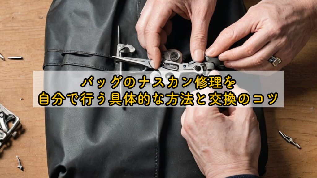 バッグのナスカン修理を自分で行う具体的な方法と交換のコツ