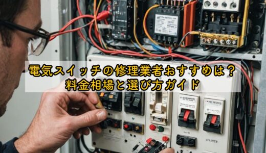 電気スイッチの修理業者おすすめは？料金相場と選び方ガイド