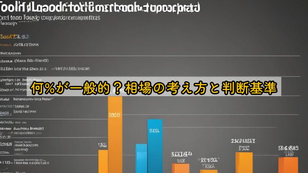 何%が一般的?相場の考え方と判断基準