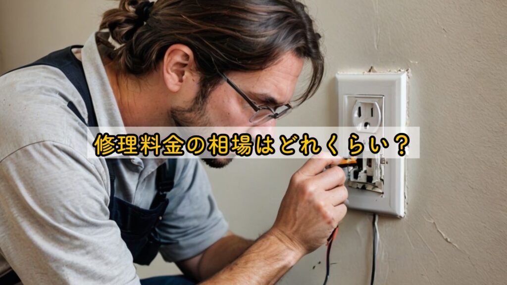 修理料金の相場はどれくらい?