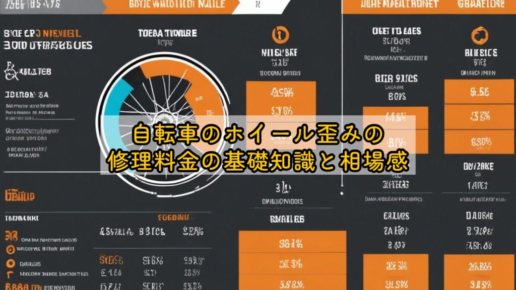 自転車のホイール歪みの修理料金の基礎知識と相場感