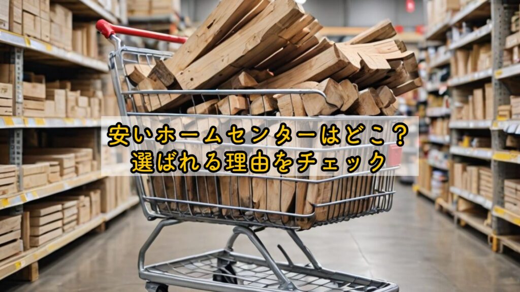 安いホームセンターはどこ?選ばれる理由をチェック