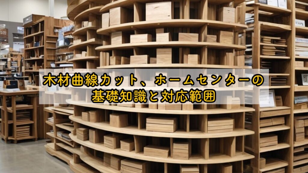 木材曲線カット、ホームセンターの基礎知識と対応範囲