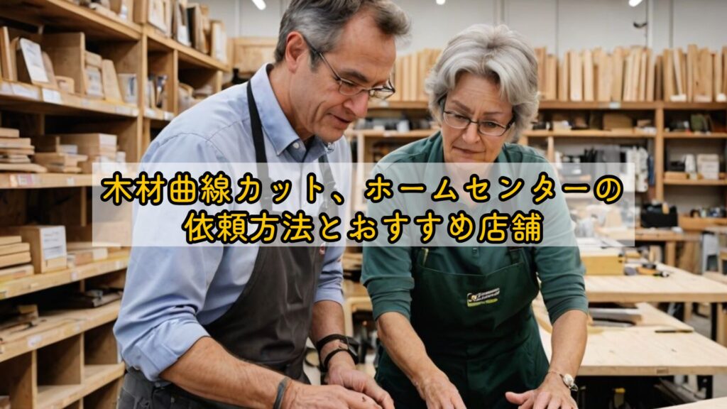 木材曲線カット、ホームセンターの依頼方法とおすすめ店舗