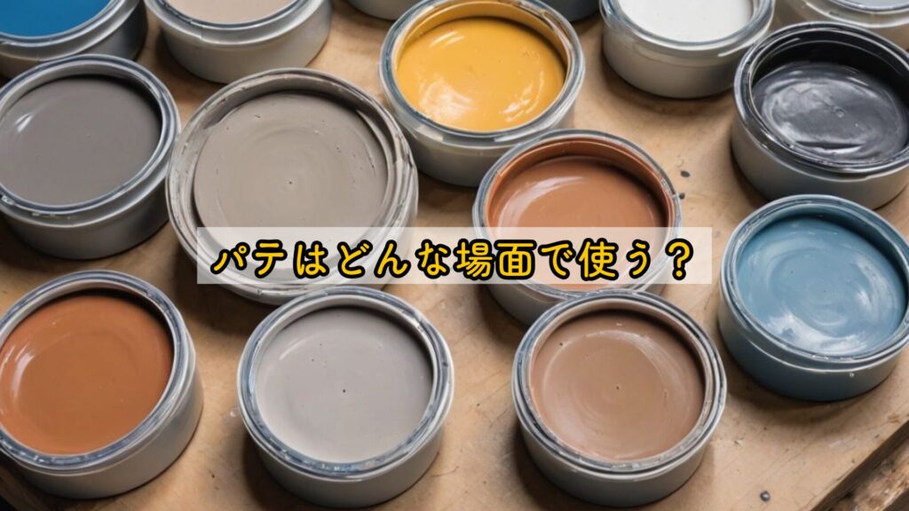 パテはどんな場面で使う？