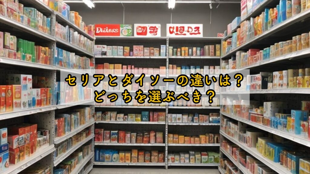 セリアとダイソーの違いは?どっちを選ぶべき?