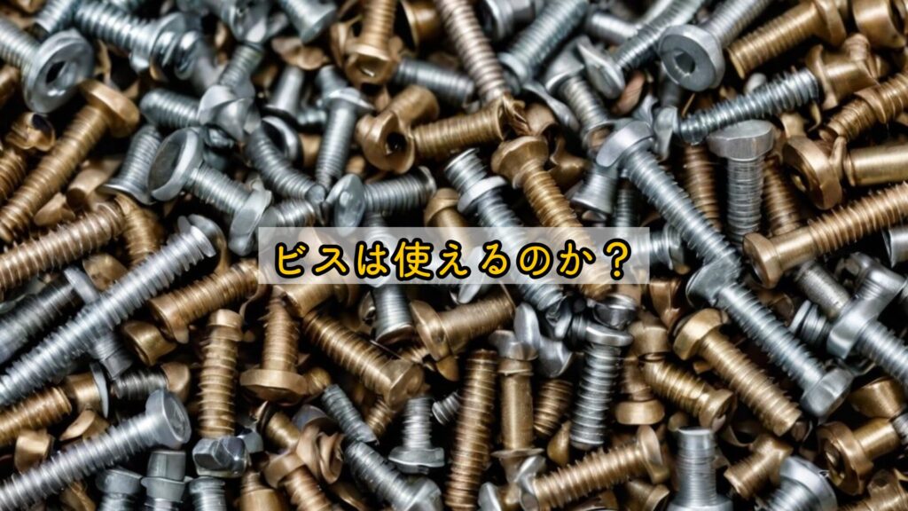 ビスは使えるのか？