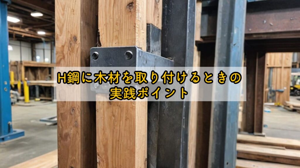 H鋼に木材を取り付けるときの実践ポイント
