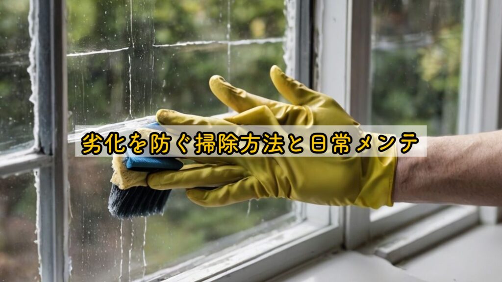 劣化を防ぐ掃除方法と日常メンテ
