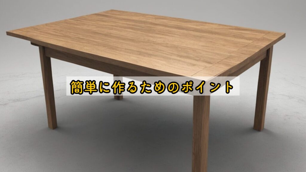 簡単に作るためのポイント
