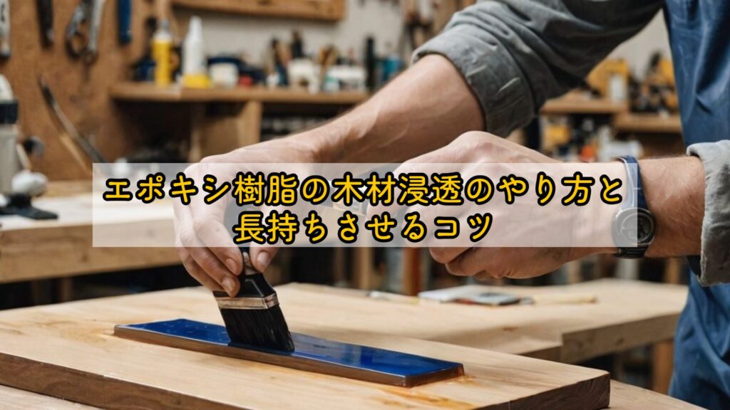 エポキシ樹脂の木材浸透のやり方と長持ちさせるコツ