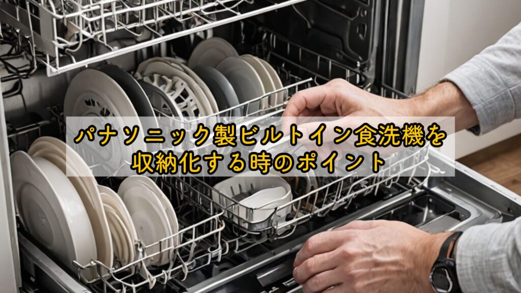 パナソニック製ビルトイン食洗機を収納化する時のポイント