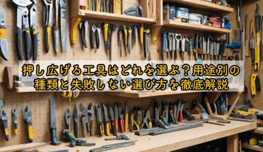 押し広げる工具はどれを選ぶ？用途別の種類と失敗しない選び方を徹底解説