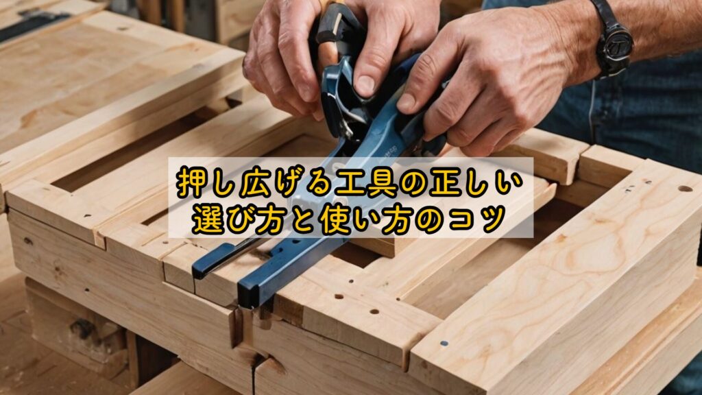 押し広げる工具の正しい選び方と使い方のコツ