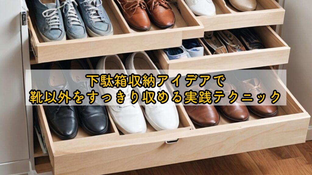 下駄箱収納アイデアで靴以外をすっきり収める実践テクニック
